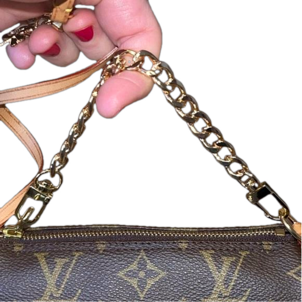 8” Non-Brand Gold Tone Chain with swivel snap close